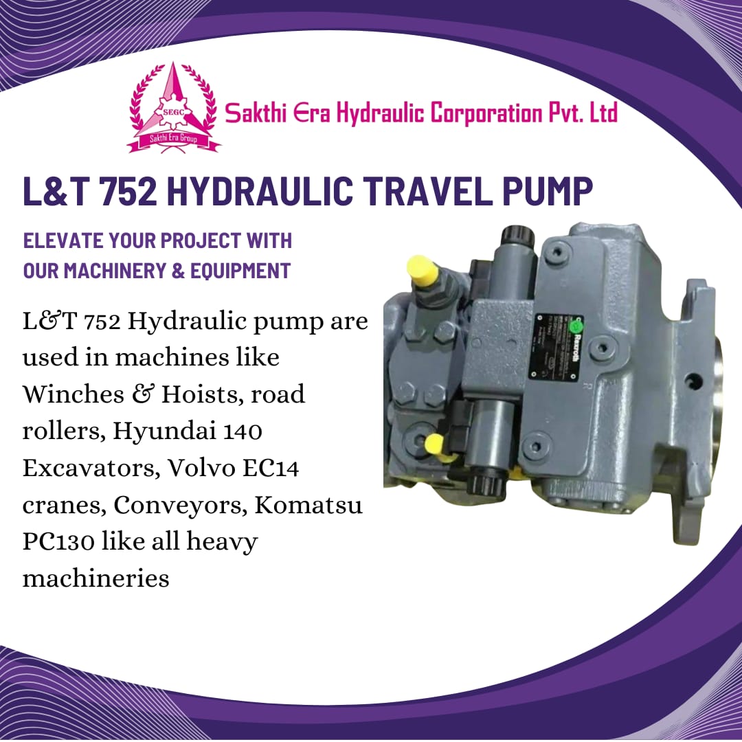 L&T 752 HYDRAULIC TRAVEL PUMP