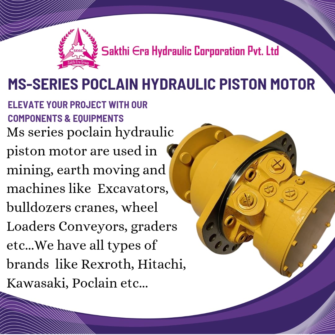 MS SERIES POCLAIN HYDRAULIC PISTON MOTOR