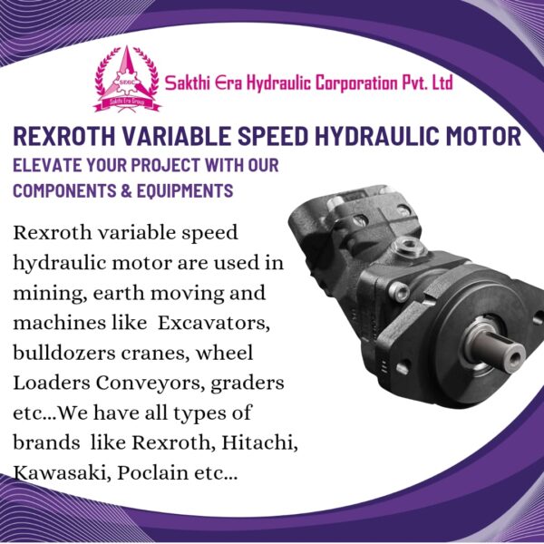 REXROTH VARIABLE SPEED HYDRAULIC MOTOR