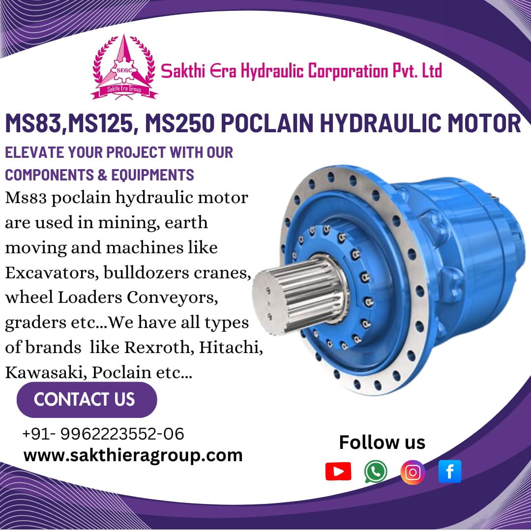 MS83 POCLAIN HYDRAULIC MOTOR
