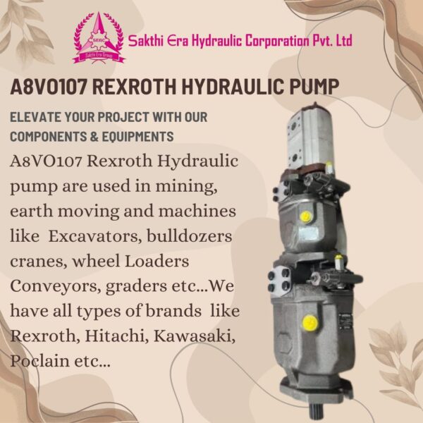 A8VO107 REXROTH HYDRAULIC PUMP