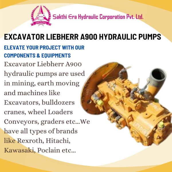 EXCAVATOR LIEBHERR A900 HYDRAULIC PUMPS