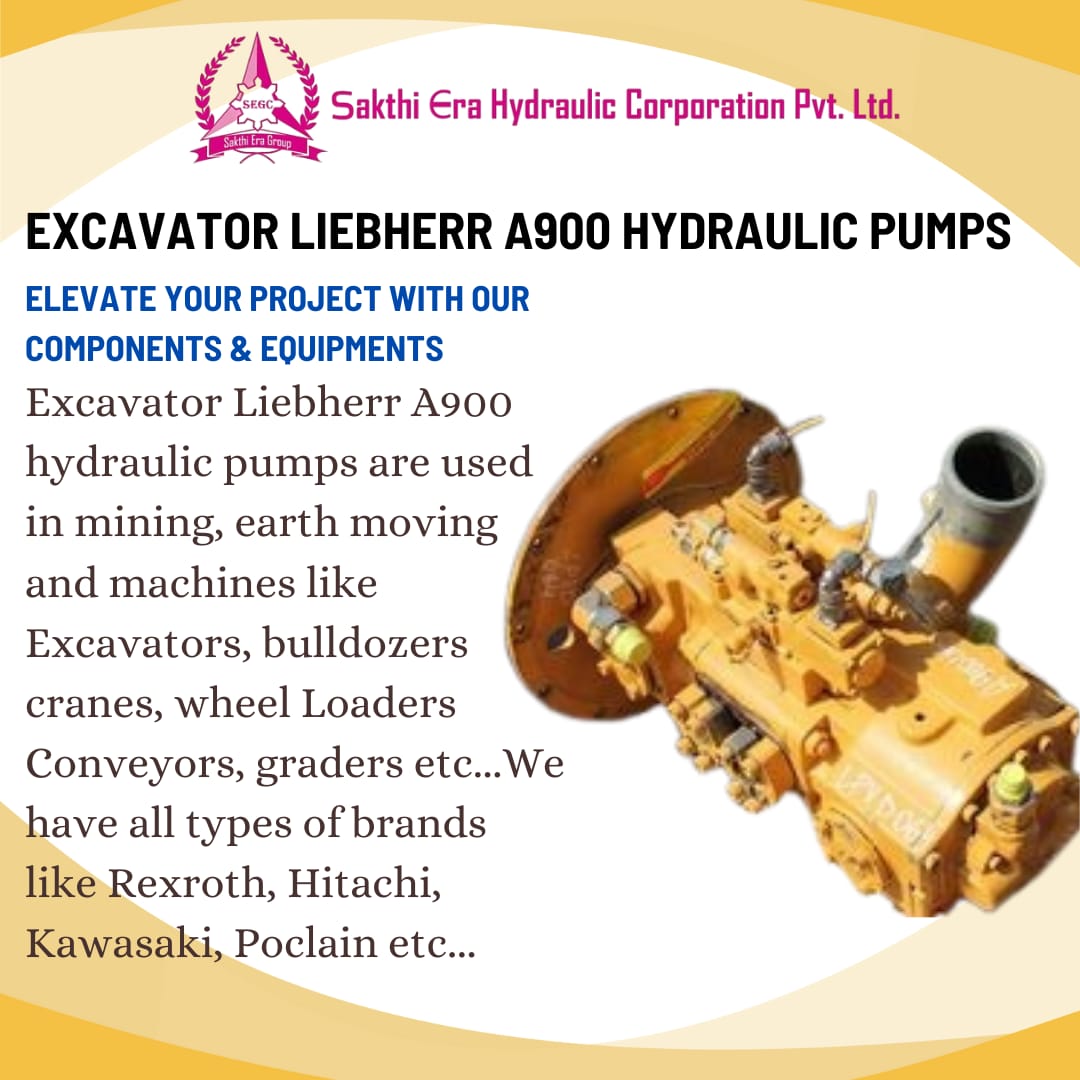 EXCAVATOR LIEBHERR A900 HYDRAULIC PUMPS