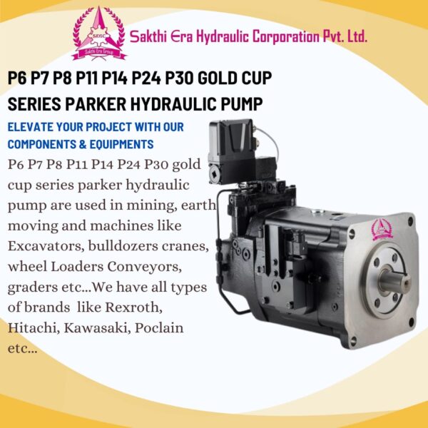P6 P7 P8 P11 P14 P24 P30 GOLD CUP SERIES PARKER HYDRAULIC PUMP