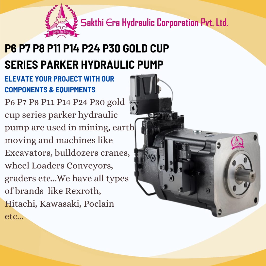 P6 P7 P8 P11 P14 P24 P30 GOLD CUP SERIES PARKER HYDRAULIC PUMP
