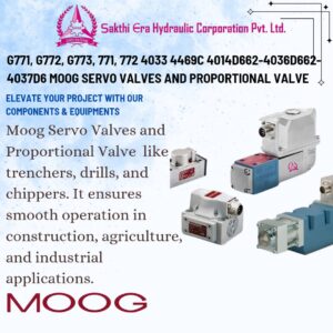 G771, G772, G773, 771, 772 4033 4469c 4014D662-4036D662-4037D6 Moog Servo Valves and Proportional Valve